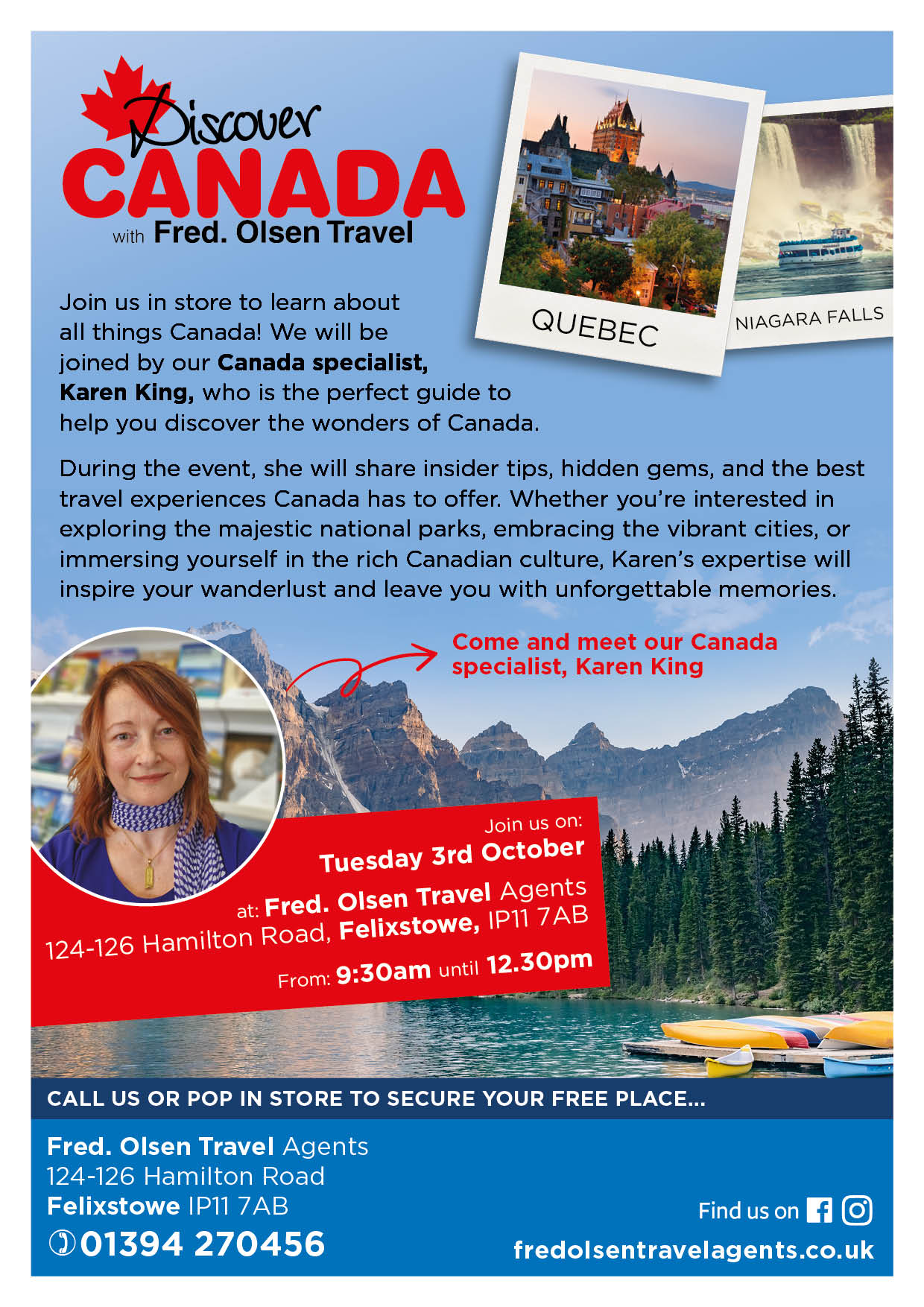 Local Independent Travel Agents Fred. Olsen Travel Agents